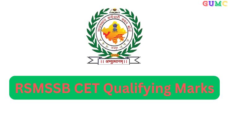 RSMSSB CET Qualifying Marks