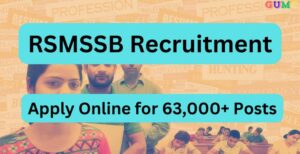 RSMSSB Recruitment