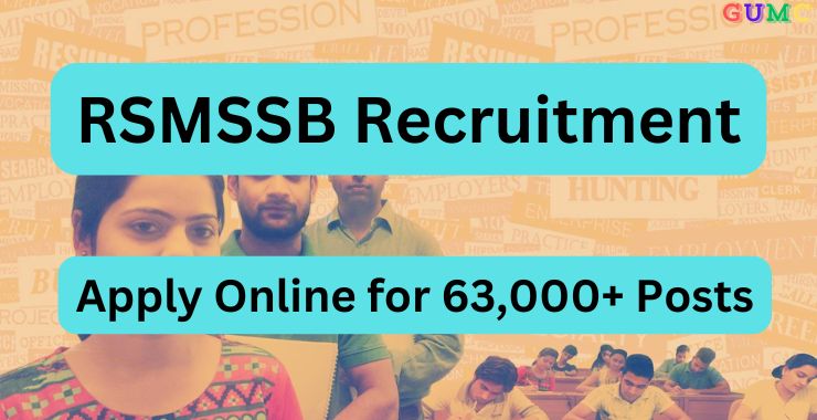RSMSSB Recruitment